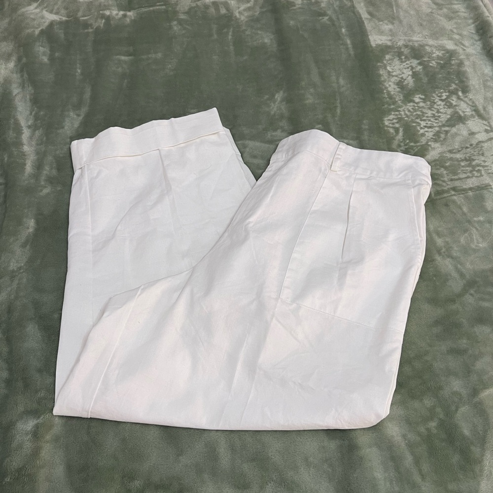 Eloquii White Trousers NWT
